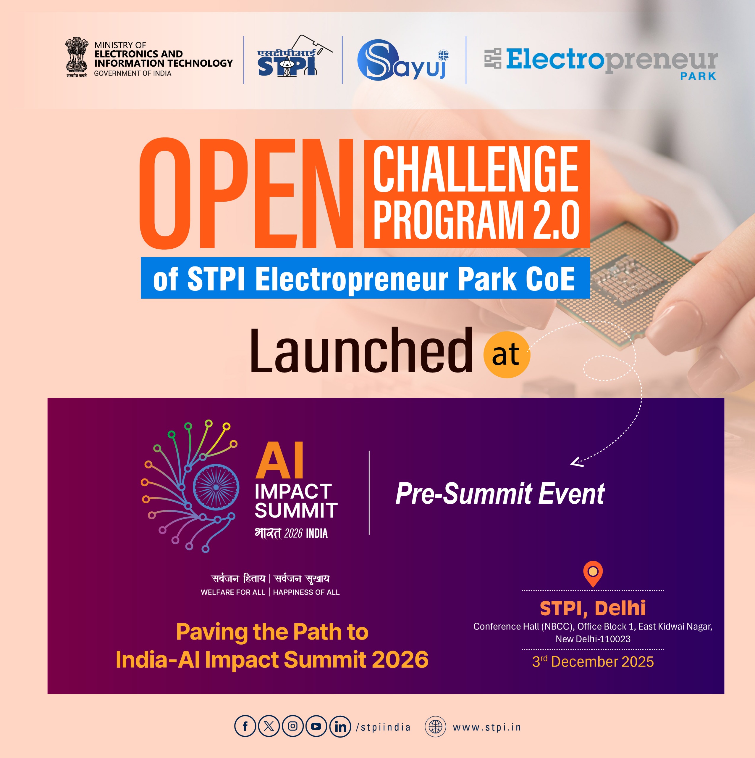 Open Challenge Program 2.0 Electropreneur Park, Delhi Open Challenge Program 2.0 Electropreneur Park, Delhi